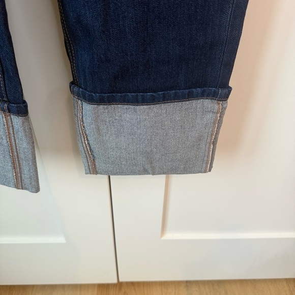 Kate Spade Dark Blue Cuffed Jeans - Picture 3 of 4